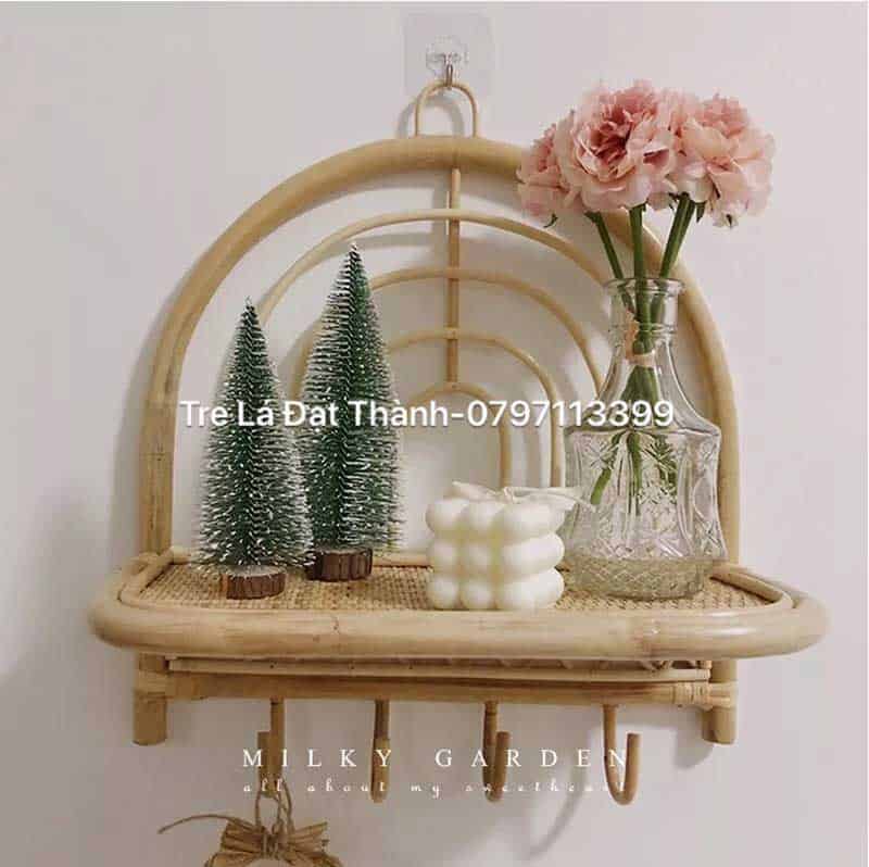 Kệ Đựng Đồ Mây Tre Đan - KDDMTD001